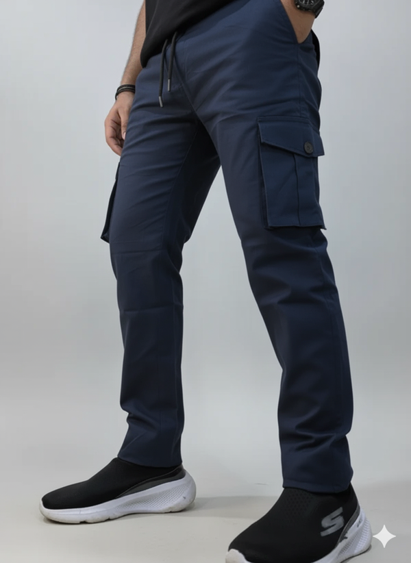 Emporial | 6 Pocket Cargo Trousers Navy