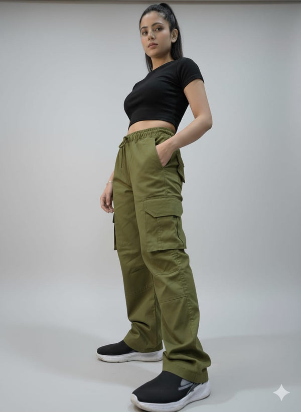 Emporial | 6 Pocket Cargo Olive Green