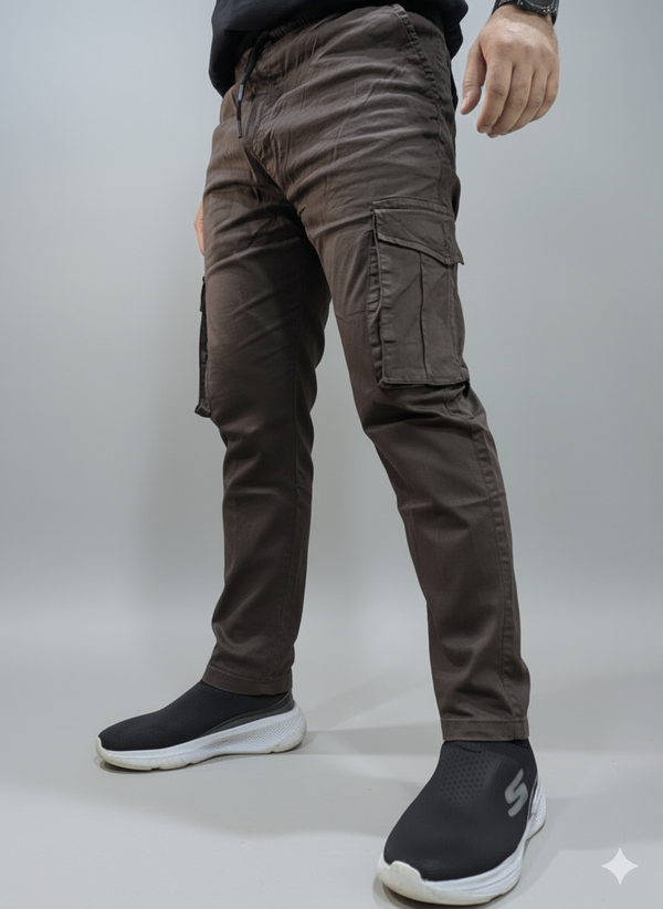 Emporial | 6 Pocket Cargo Trousers Brown